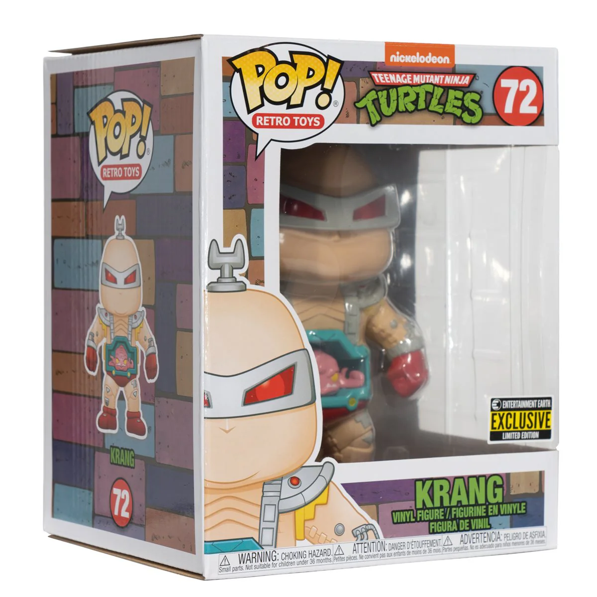 Funko Pop! Super Retro Toys: Teenage Mutant Ninja Turtles - Krang 6-Inch Entertainment Earth Exclusive - Image 2