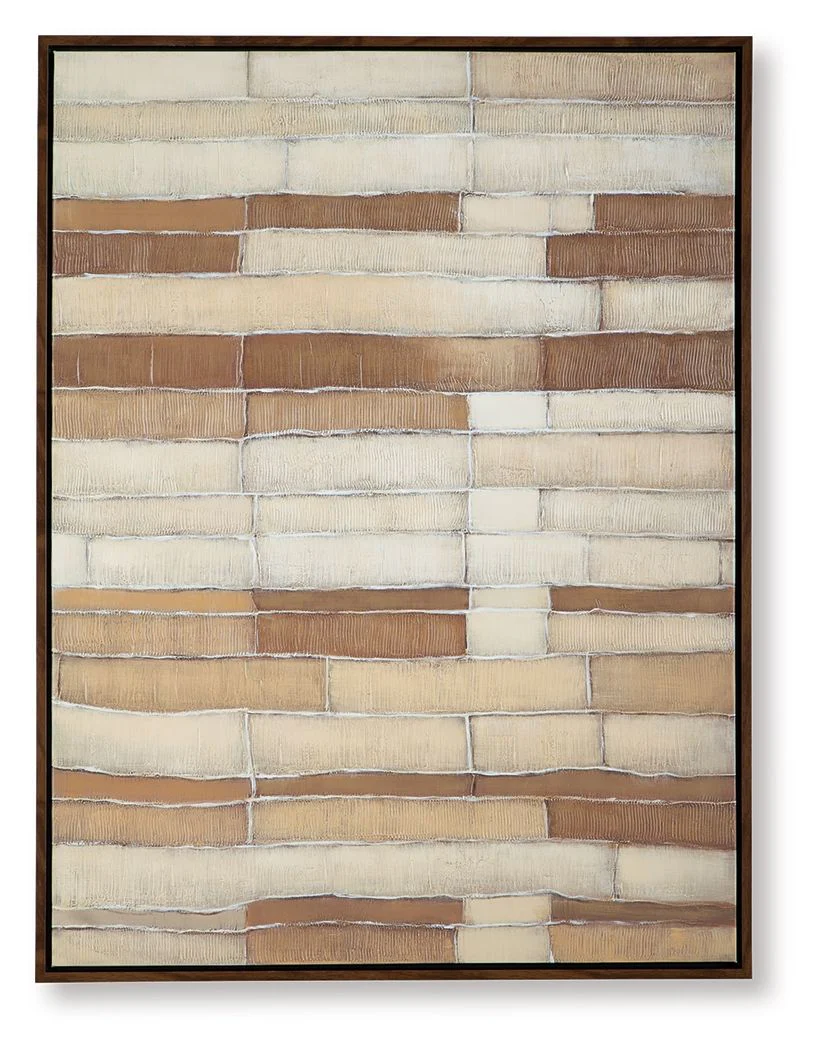 Kalanmore - Wall Art - Brown / Tan / White - Image 1