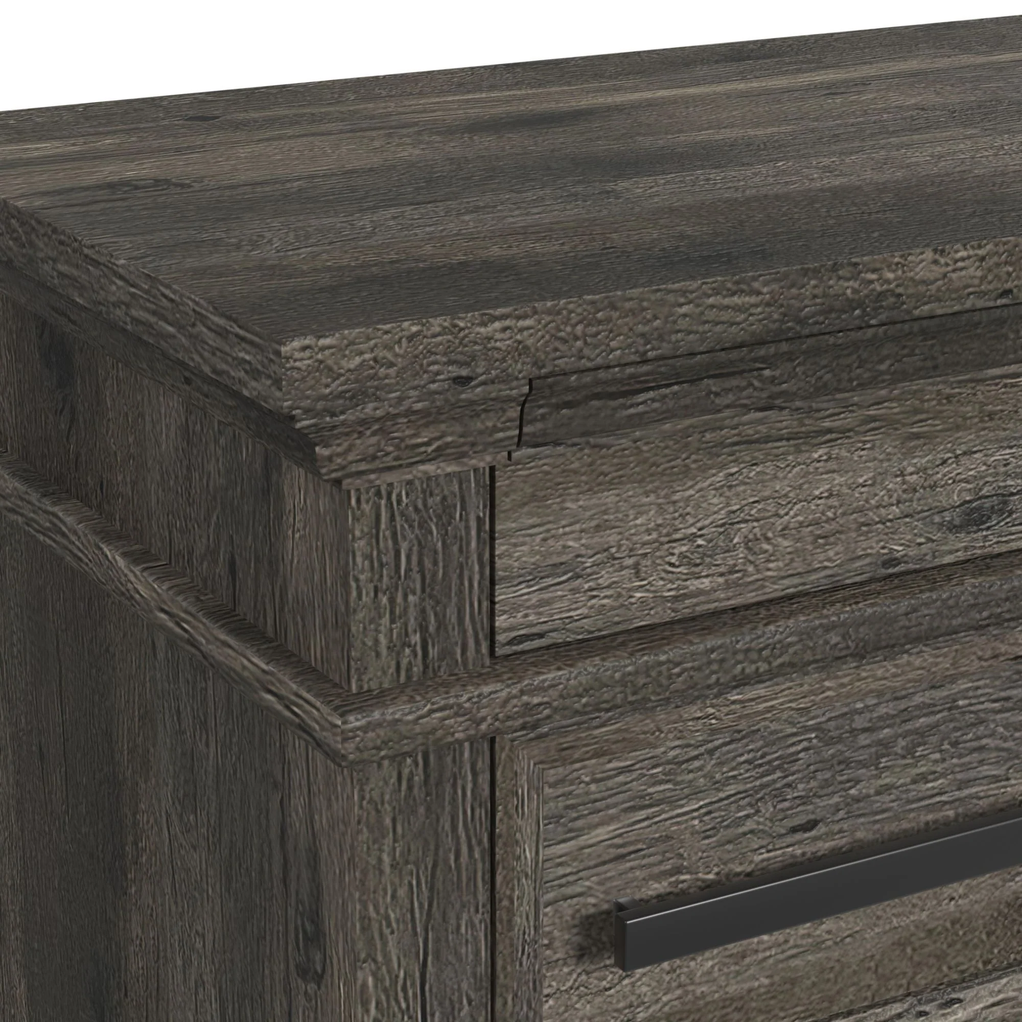 Park Ridge - 6-Drawer Chest - Charcoal - Image 3