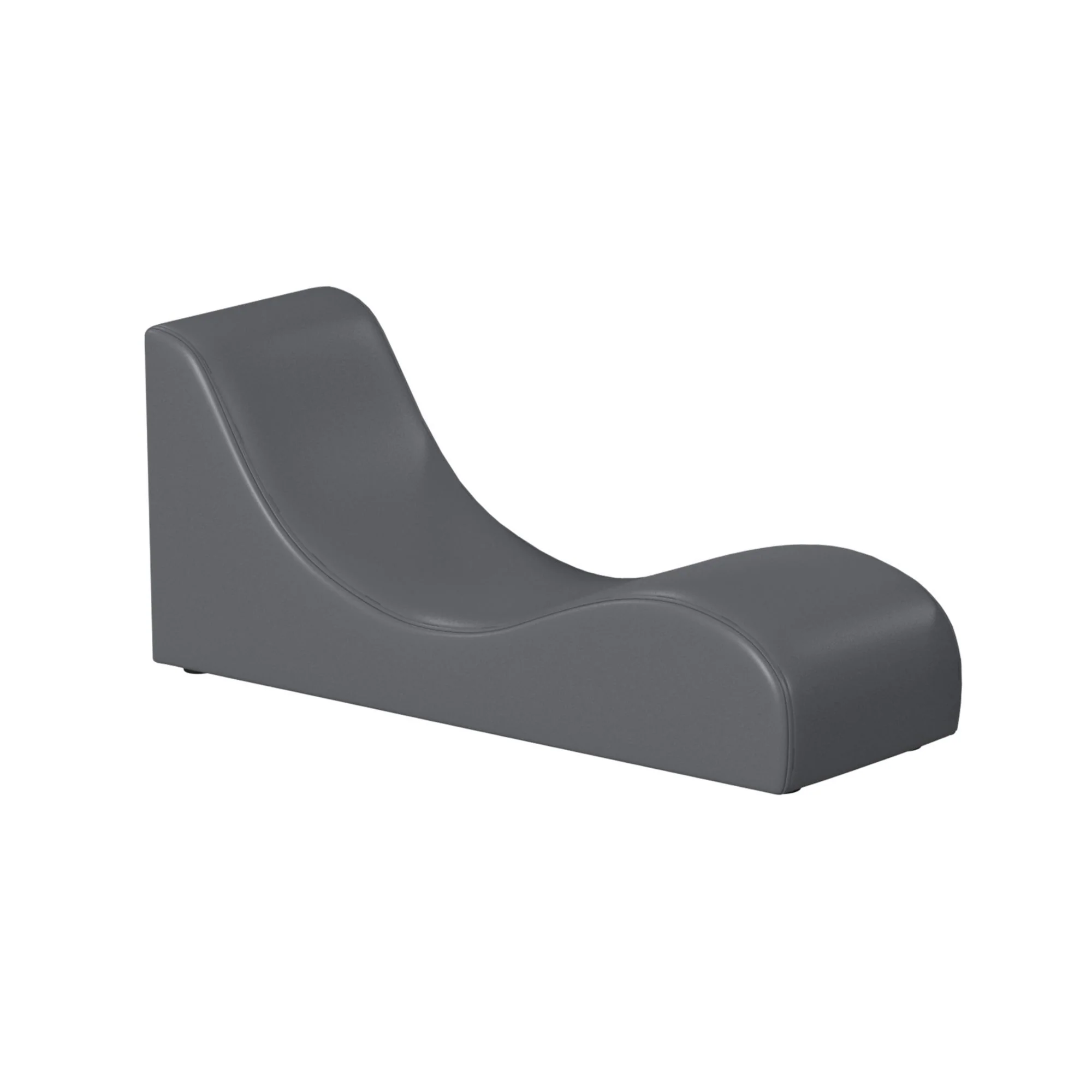 Valari - Lounge PU Chair - Gray - Image 1