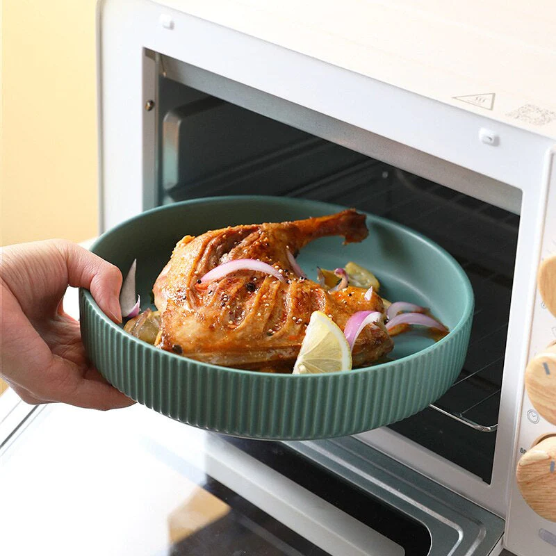 Colorful Ceramic Dinner Plate - Image 2