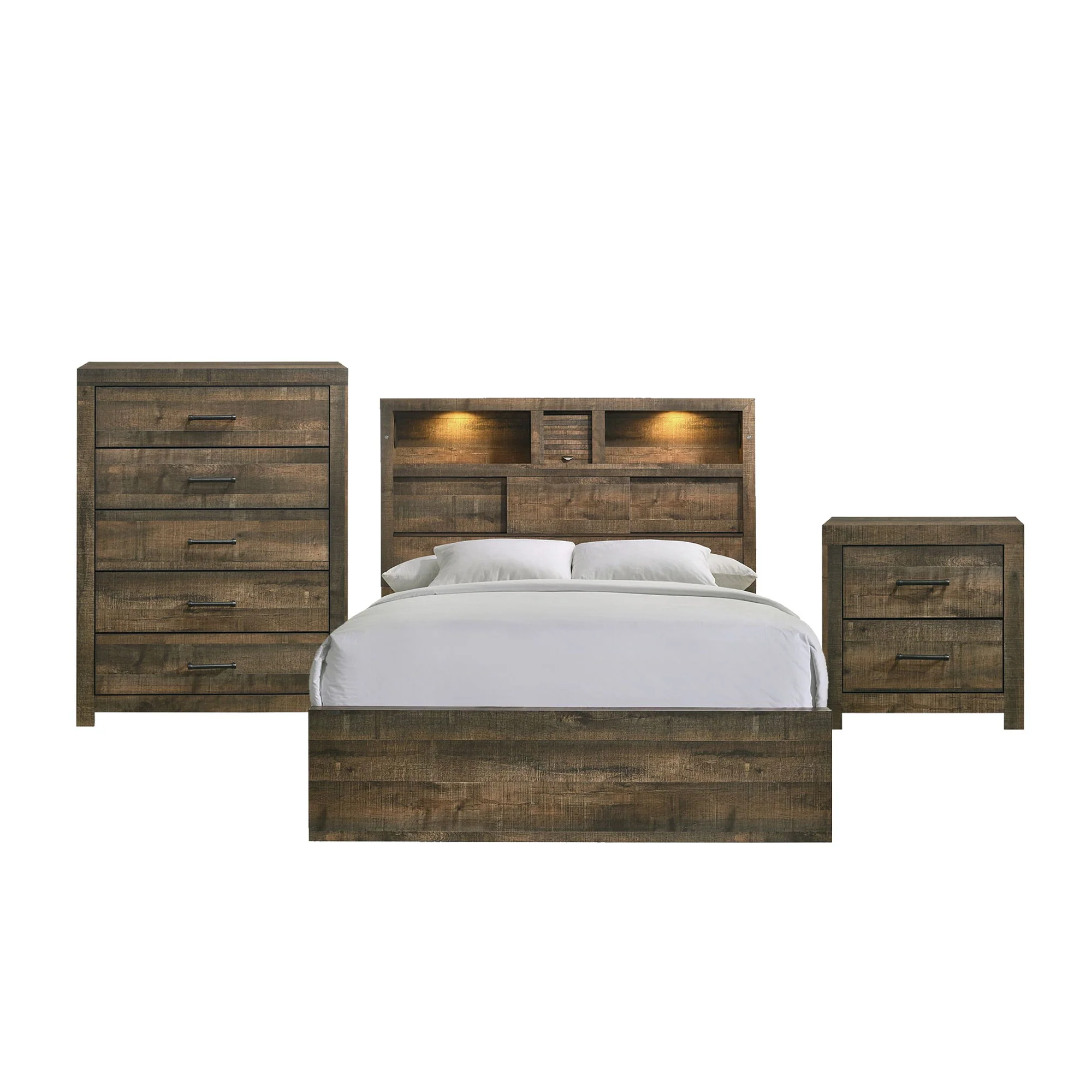 Bailey – Panel Bedroom Set With Bluetooth