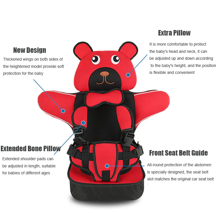 Baby Bear Infant Car Safety Cushion Chair - Image 3