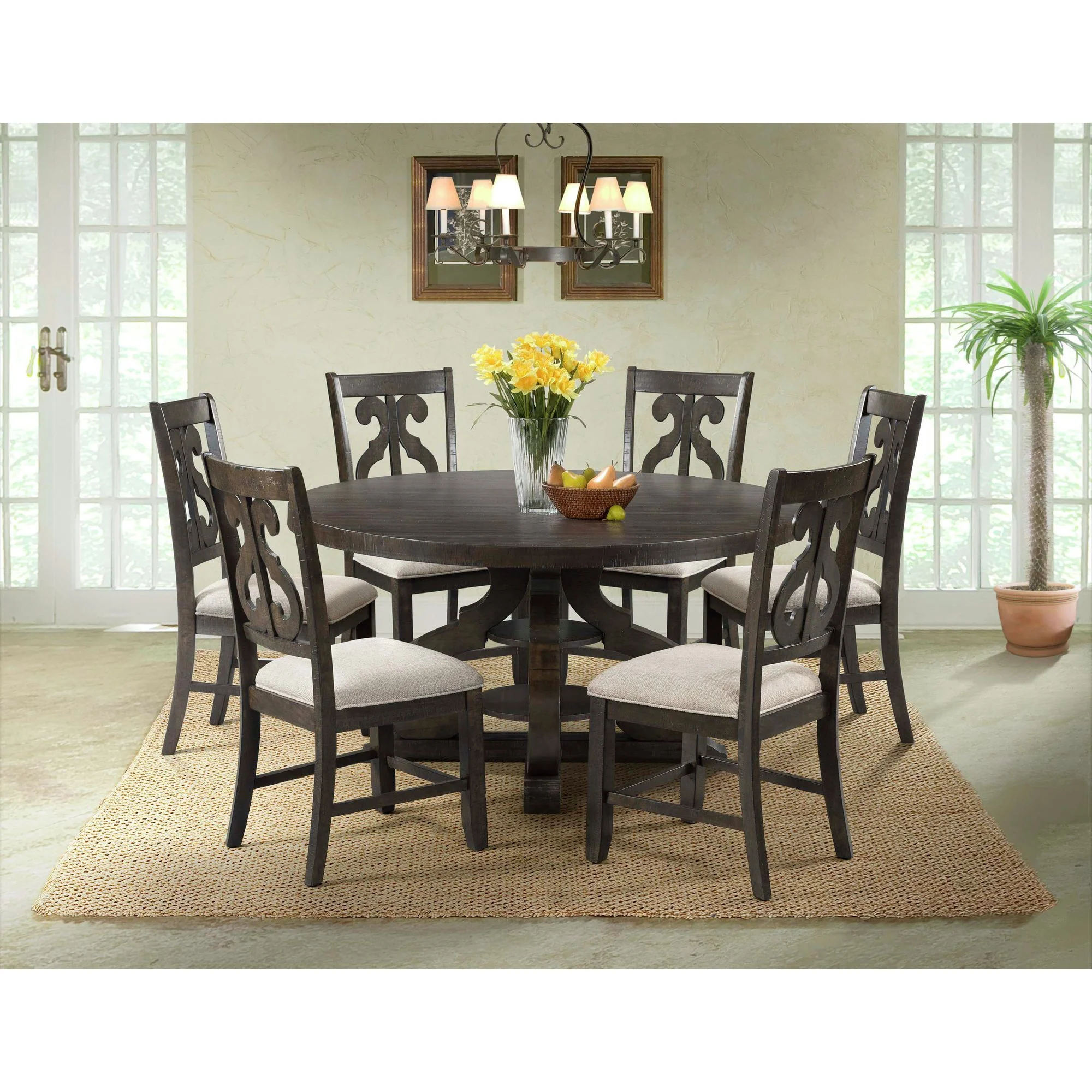 Stone - Round Dining Set - Image 2