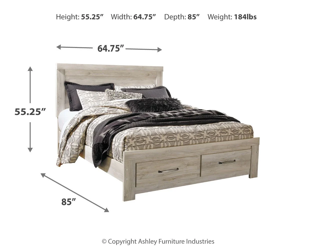 Bellaby - Platform Bed With Storage - Image 3