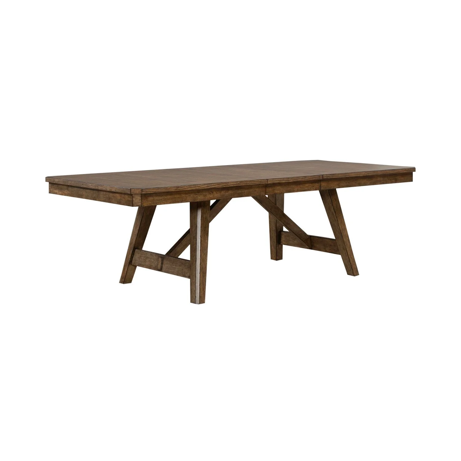 Carolina Park - Trestle Table - Amber Brown - Image 2