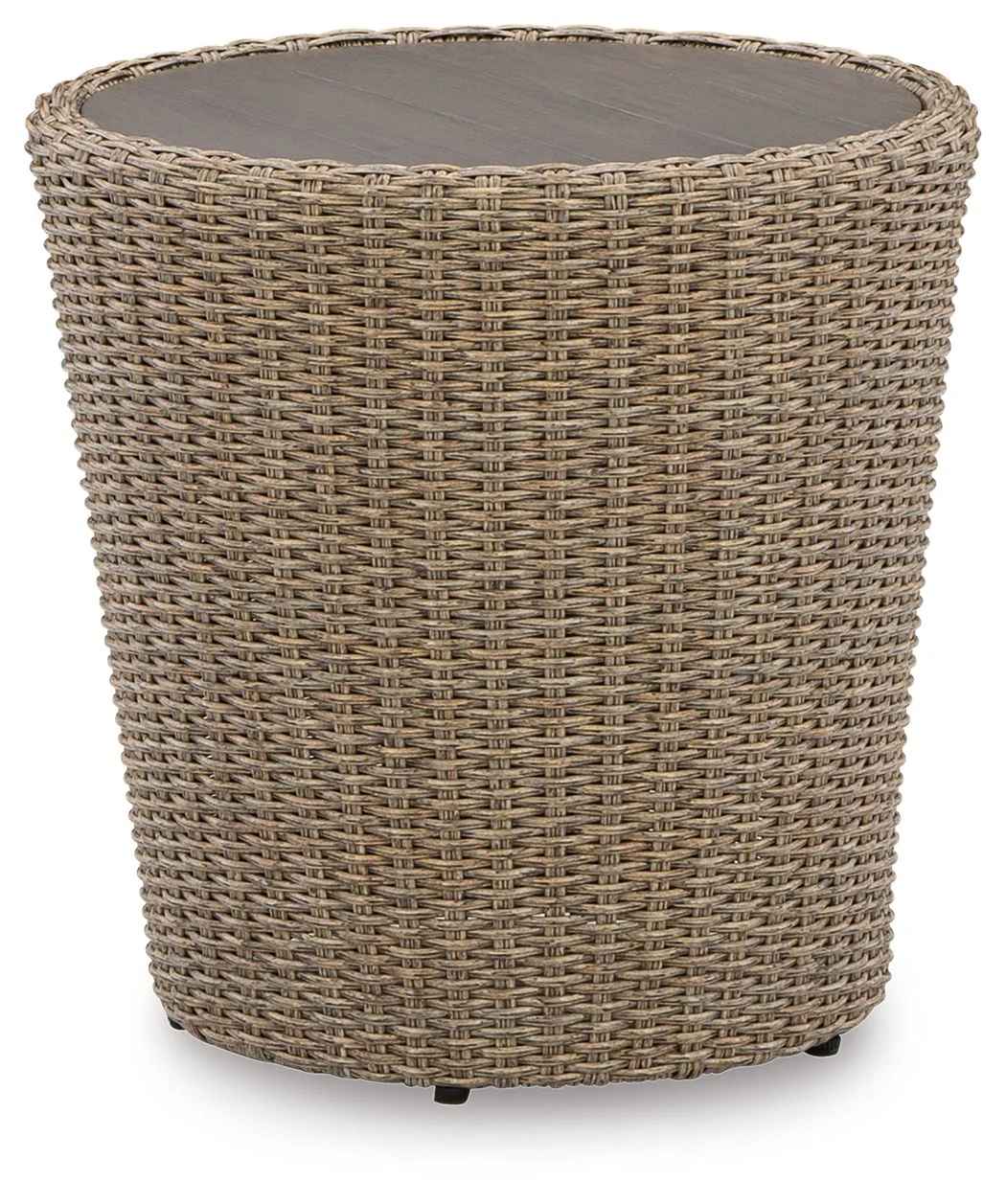 Danson – Round End Table – Beige