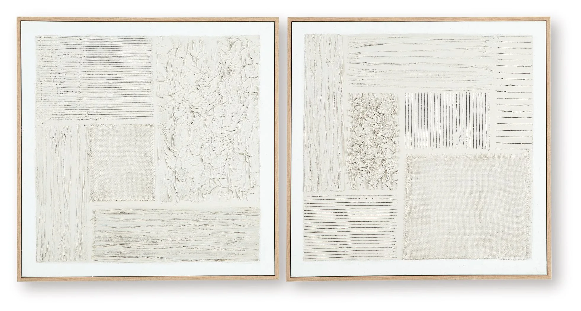 Andorfield - Wall Art Set (Set of 2) - Beige / Black / White - Image 1