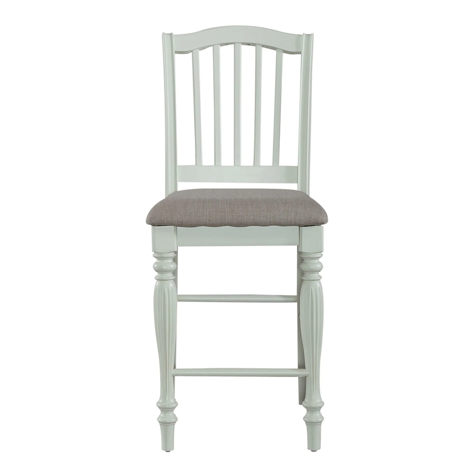 Cumberland Creek - Slat Back Counter Chair - White - Image 3