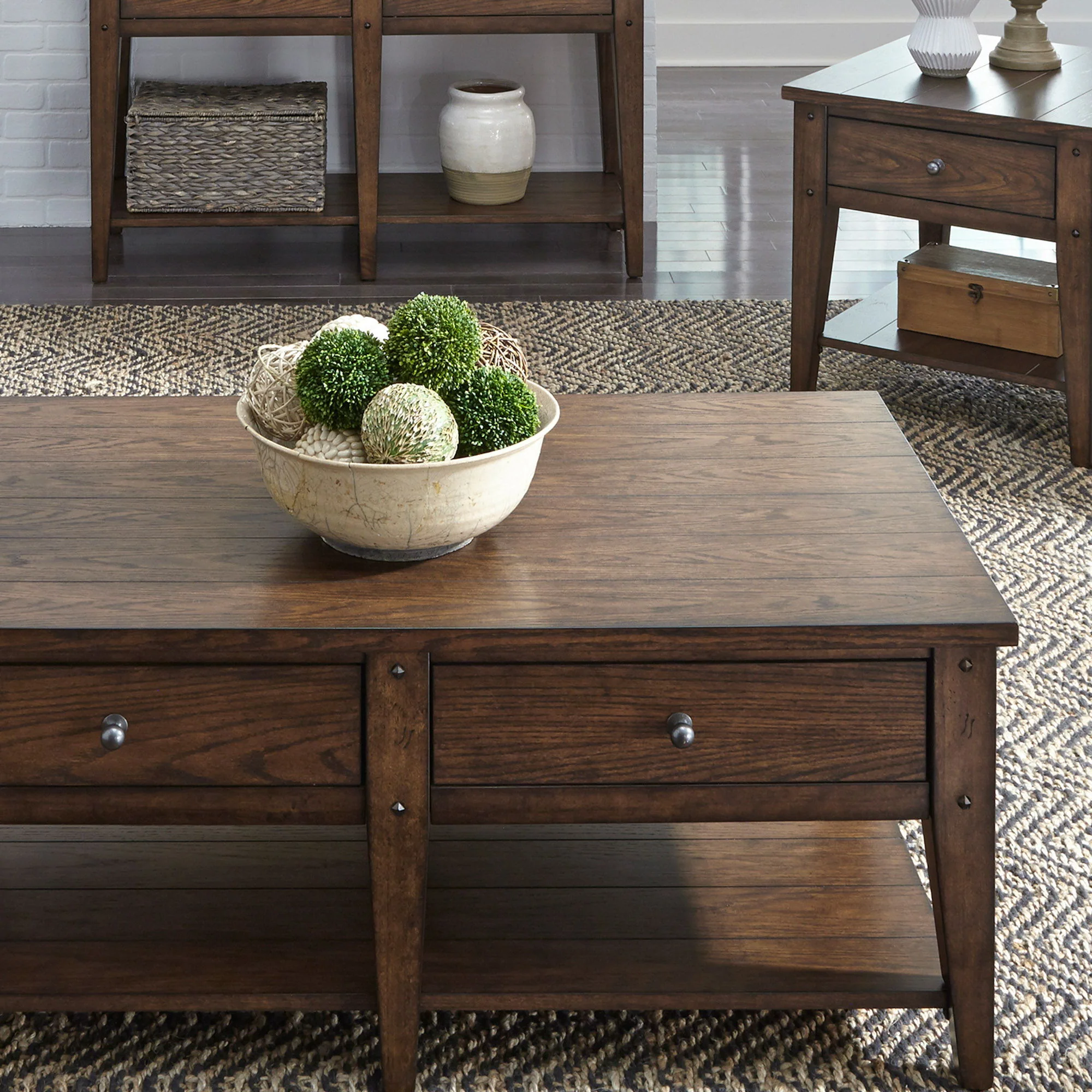 Lake House - 3 Piece Set (1-Cocktail 2-End Tables) - Image 3