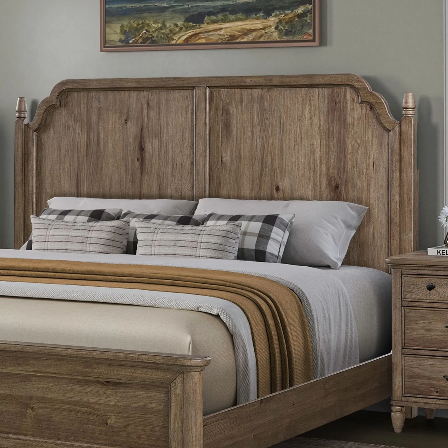 Hickory Grove – Panel Headboard