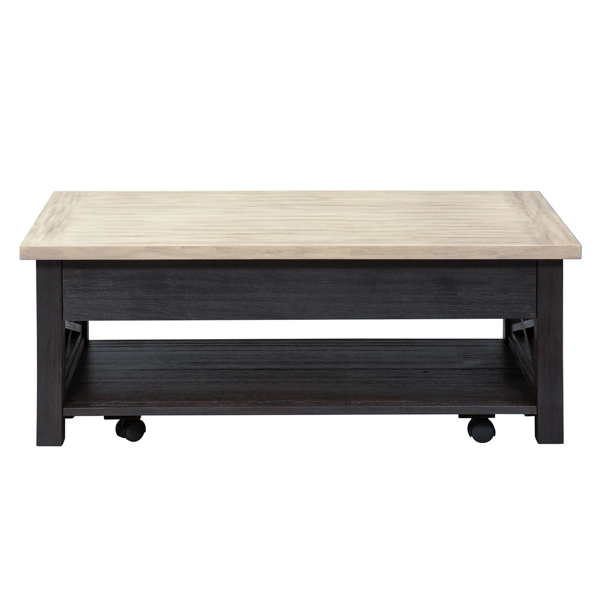 Heatherbrook - 3 Piece Table Set (1 Lift Top Cocktail 2 End Tables) - Charcoal & Ash - Image 2
