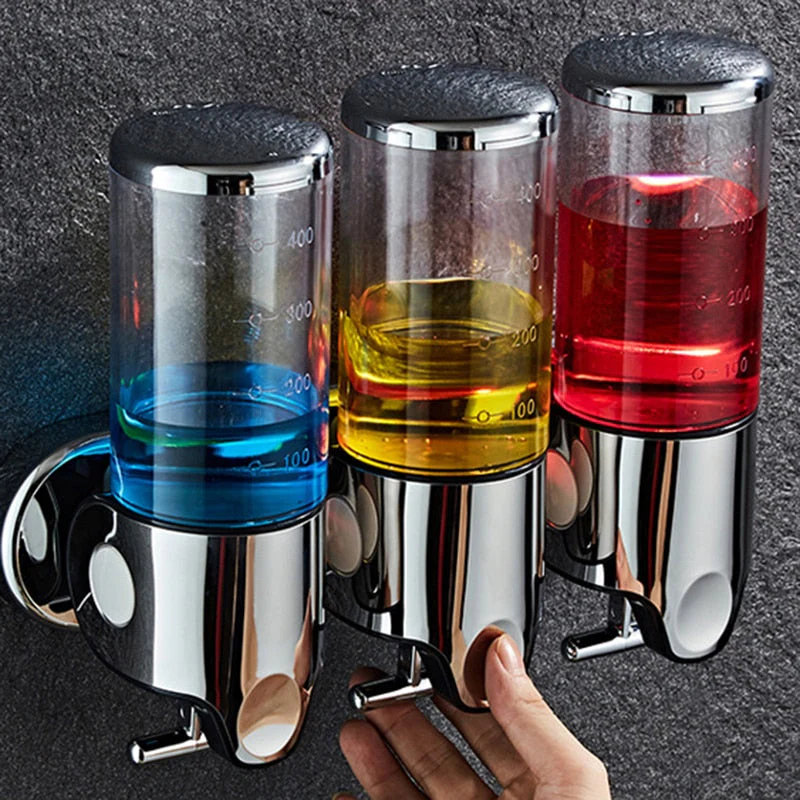 Wall Mounted Bathroom Shampoo Soap Dispenser - Image 2