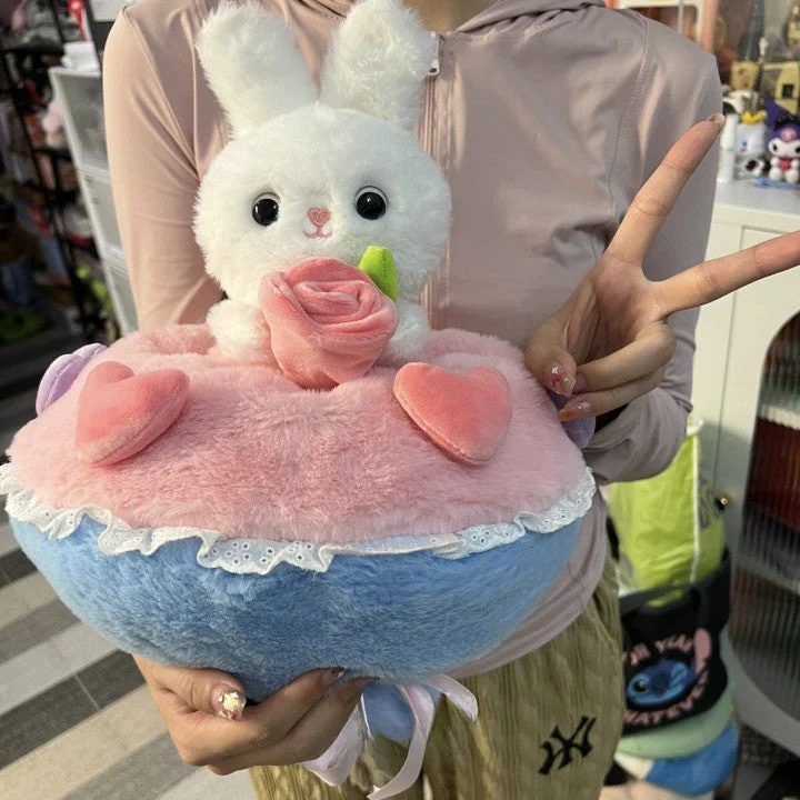 Sweet Bunny Love Affection Plush Bouquet - Image 1