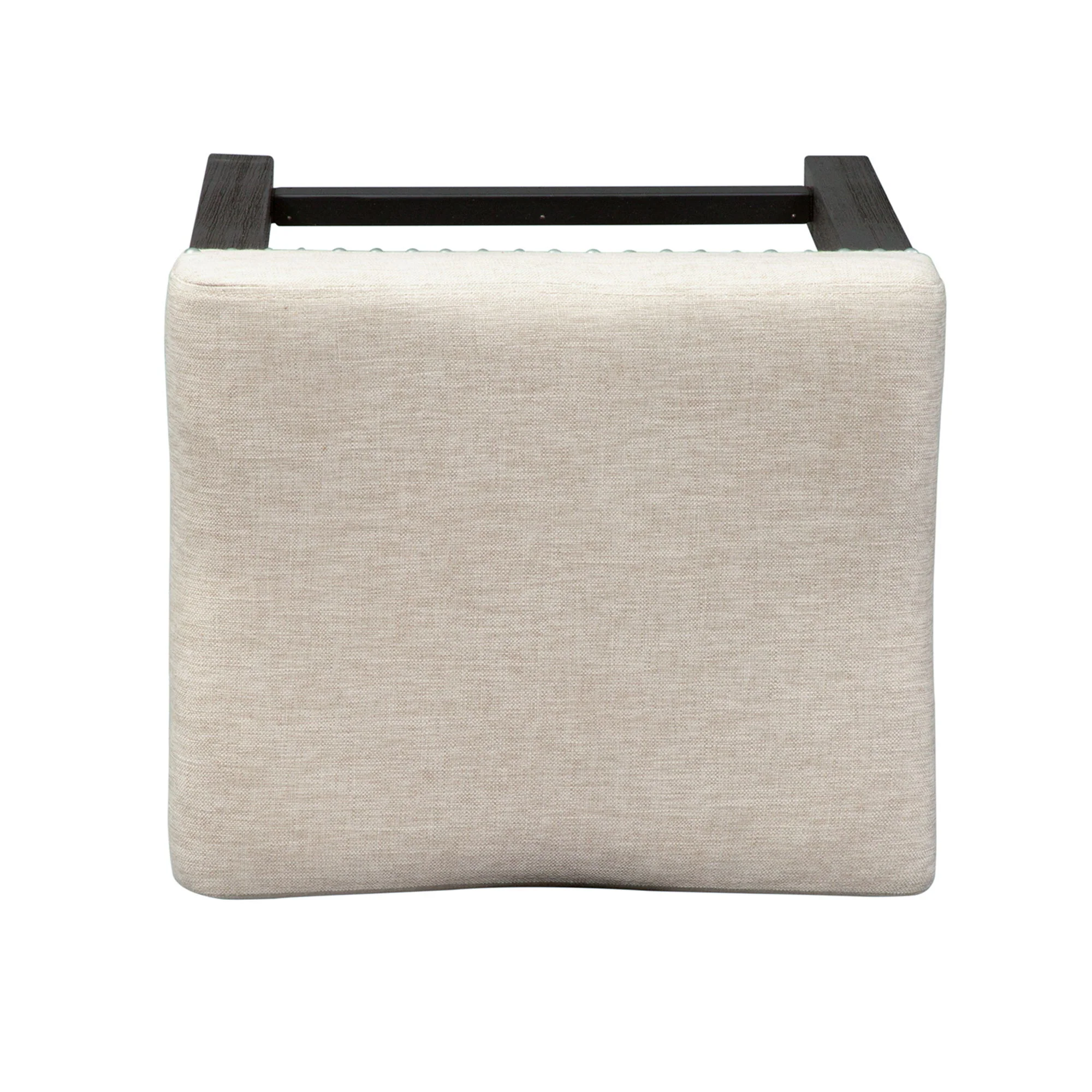 Heatherbrook - Upholstered Console Stool - Charcoal & Ash - Image 2