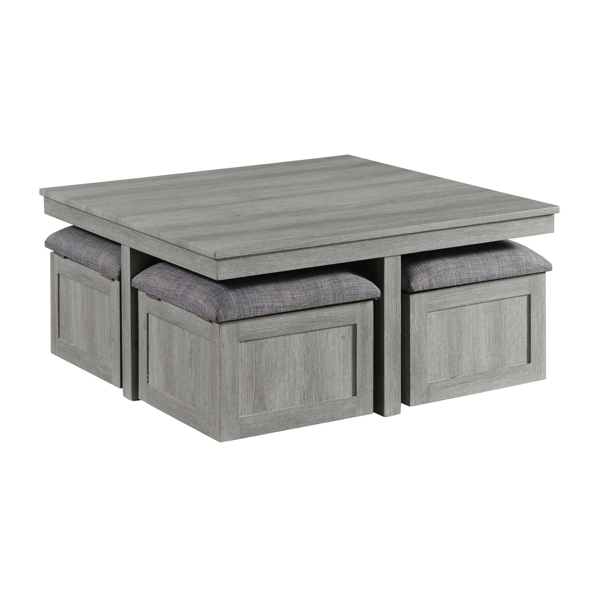 Uster - 2 Piece Occasional Set (Coffee Table And End Table) - Light Gray - Image 2