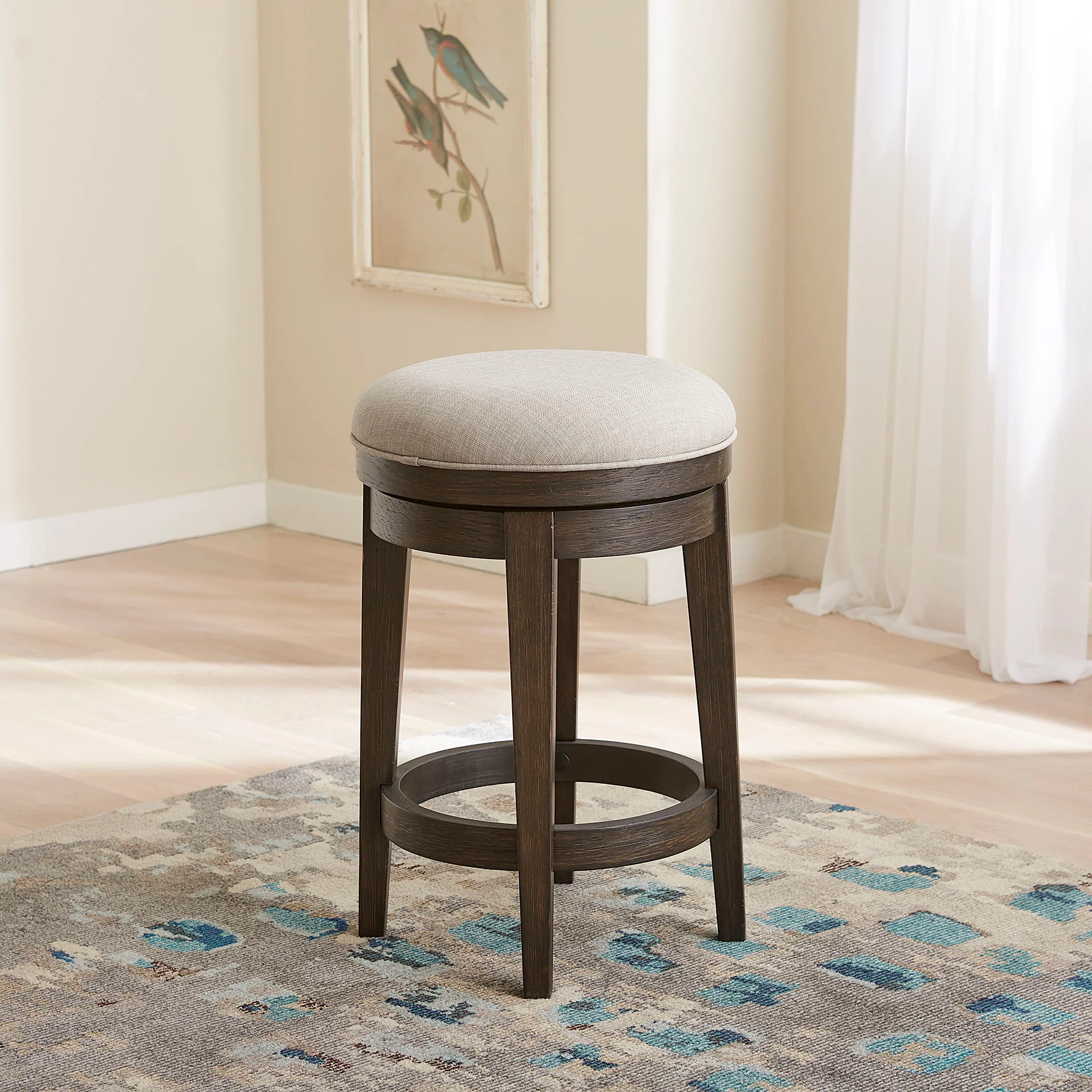 Mill Creek – Console Swivel Stool – Peppercorn