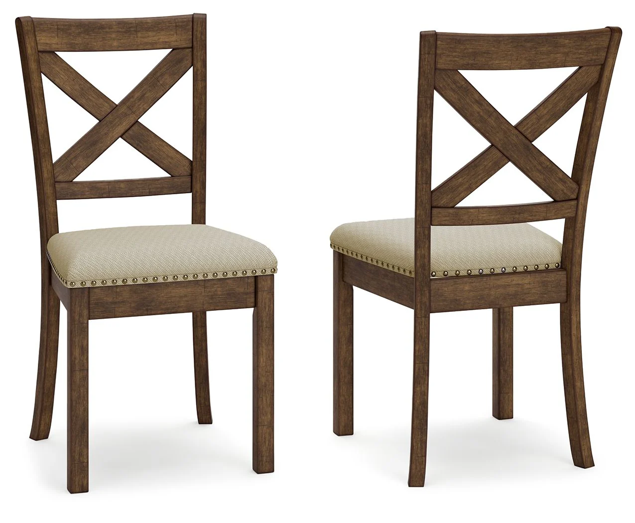 Moriville - Dining UPH Side Chair (Set of 2) - Beige - Image 1