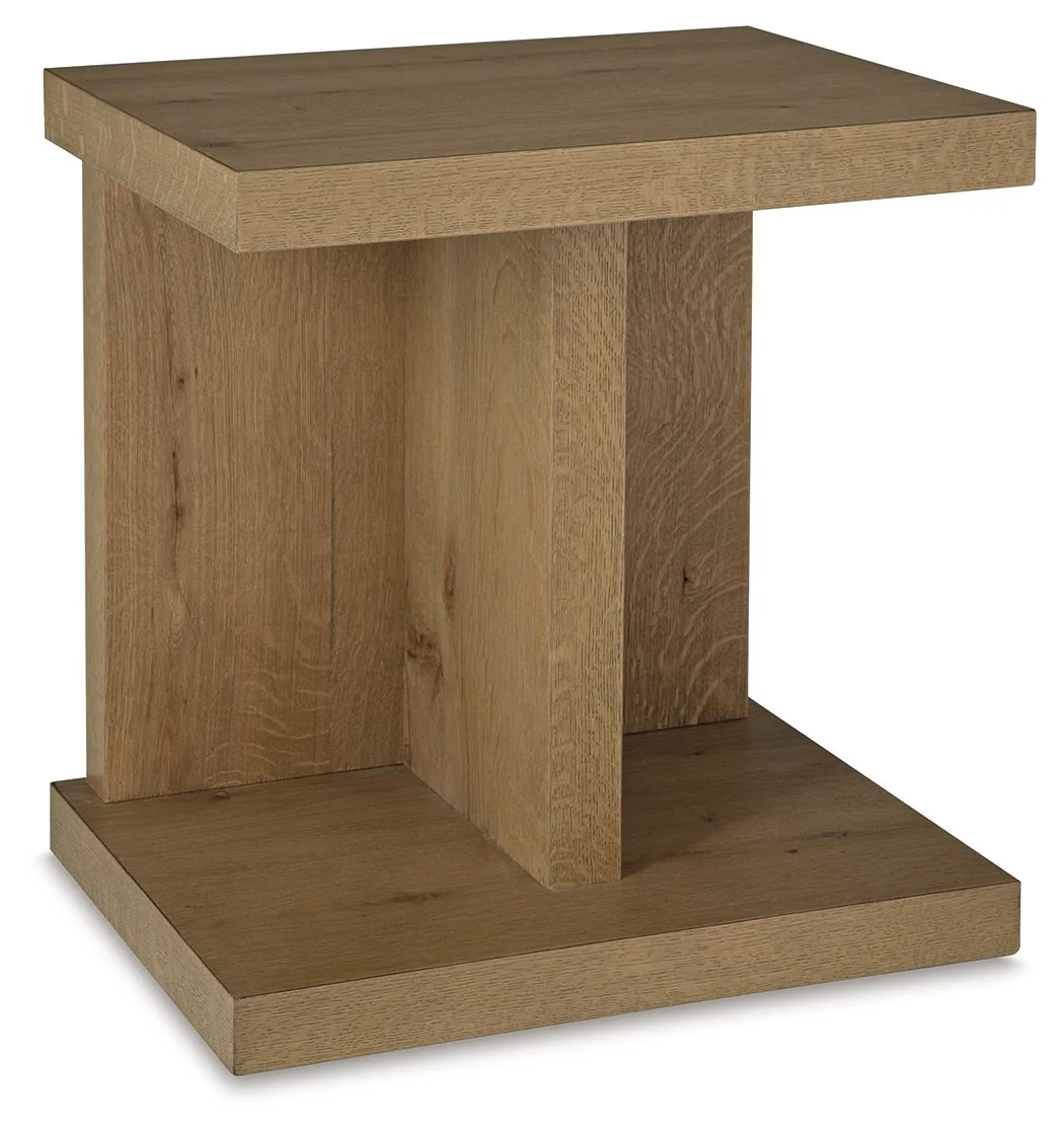 Brinstead – Chair Side End Table – Light Brown