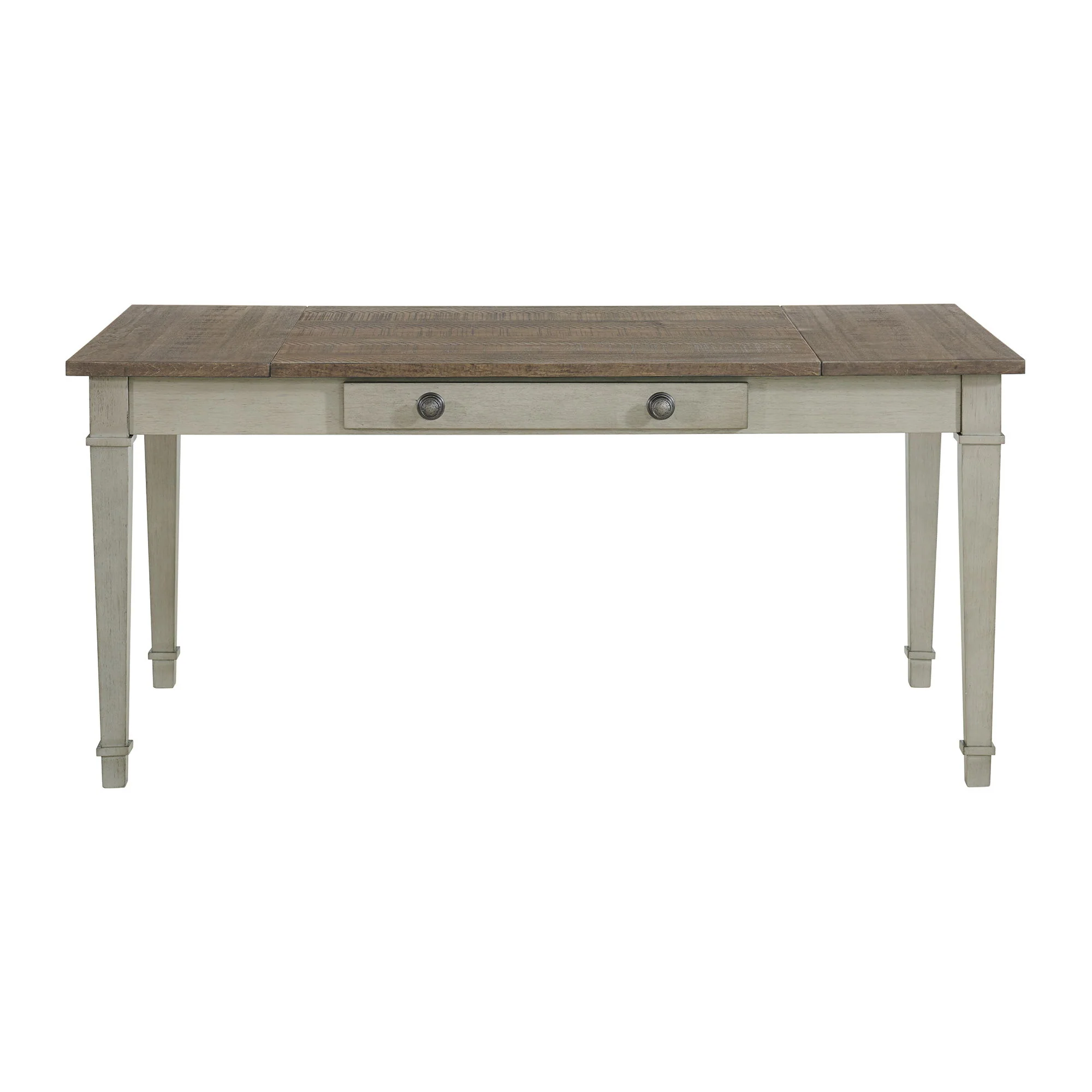 Farmington - Rectangular Dining Table - Medium Brown And Washed Stone - Image 3