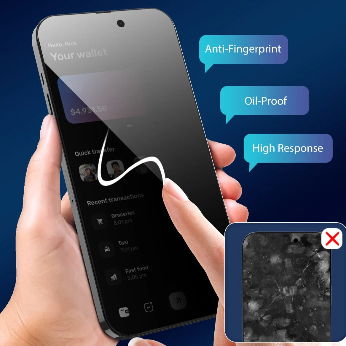 Quick Instal Dust-proof iPhone Screen Protector - Image 3