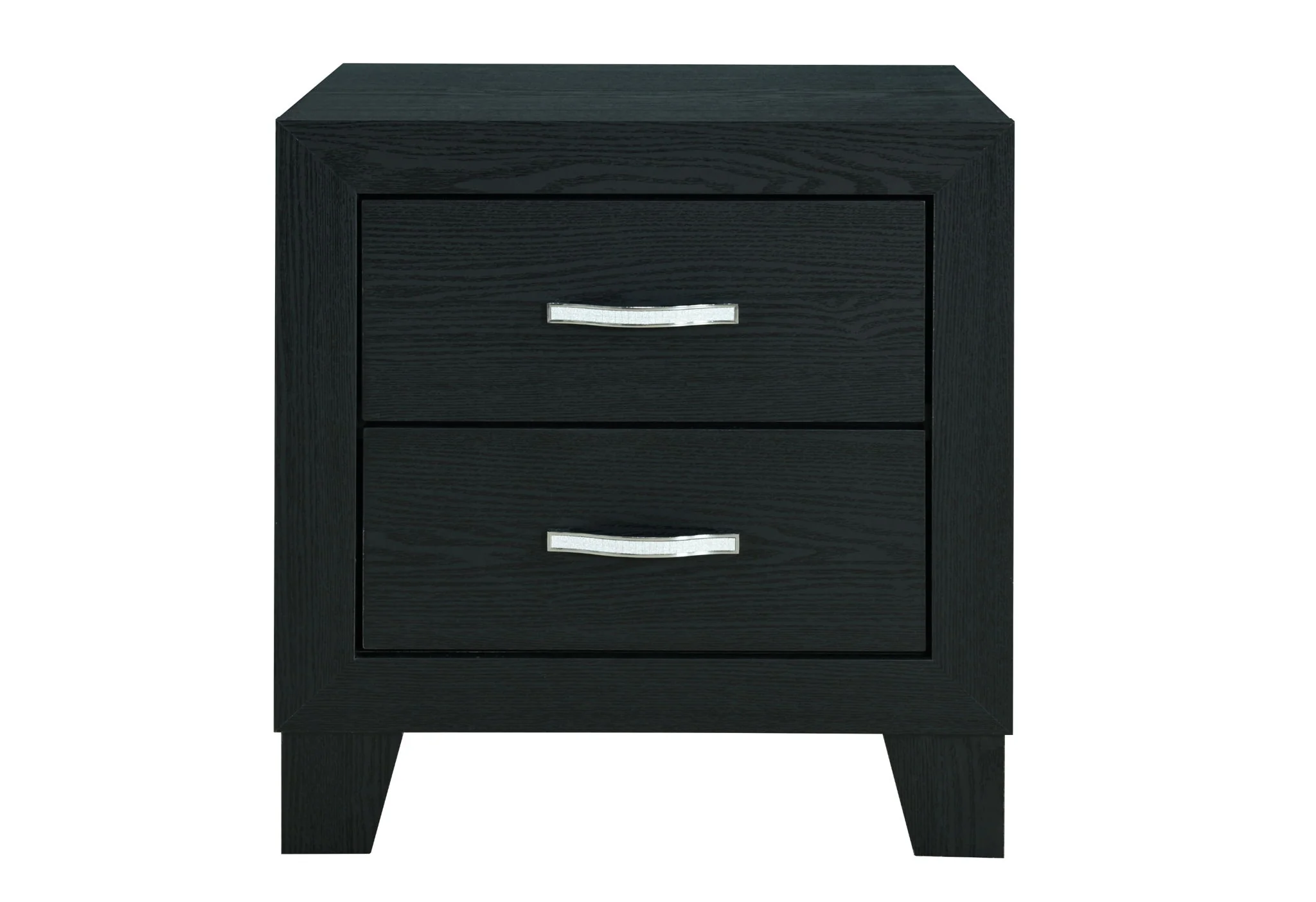 Global Reid - 2 Drawer Nightstand - Black - Image 3