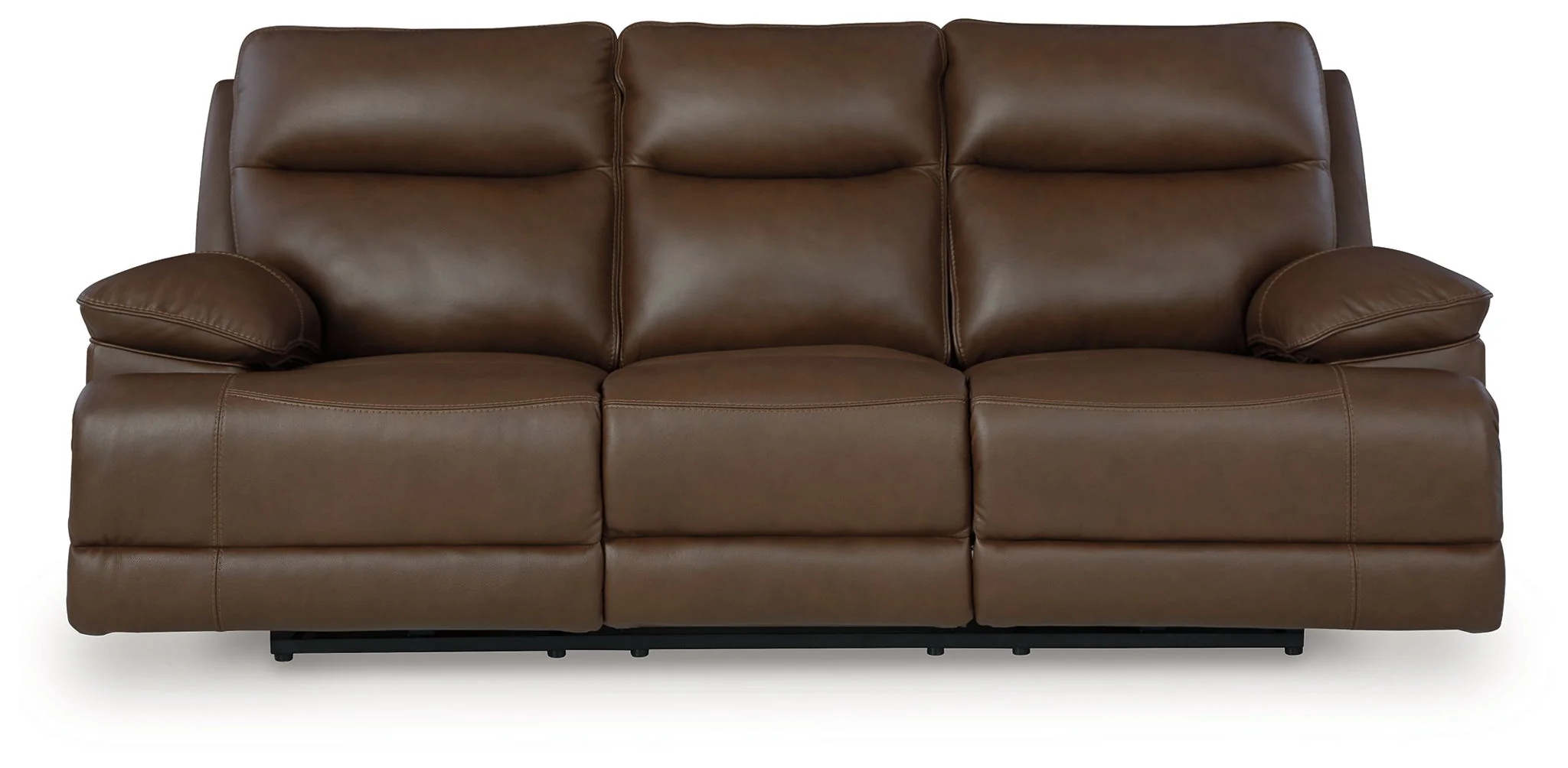 Vonryan - Power Reclining Sofa With Adj Headrest - Tobacco - Image 3