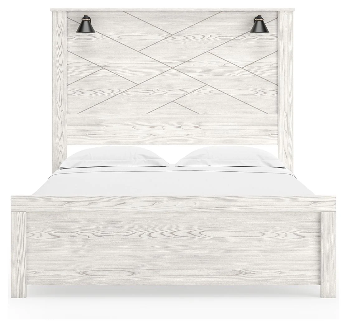 Gerridan - Panel Bed With Sconces - Image 3