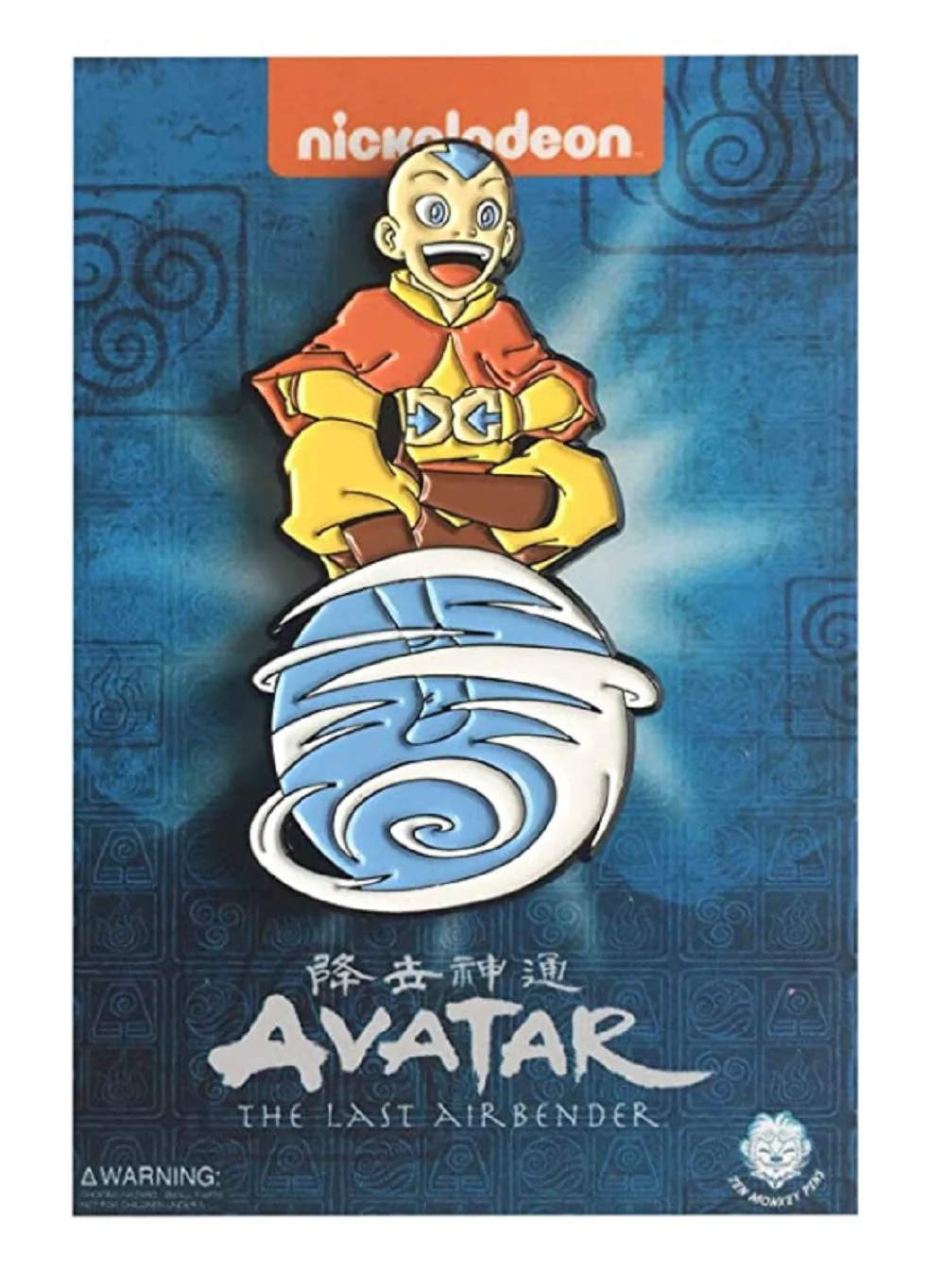 Avatar The Last Airbender Aang On Air Scooter Collectible Pin - Image 2