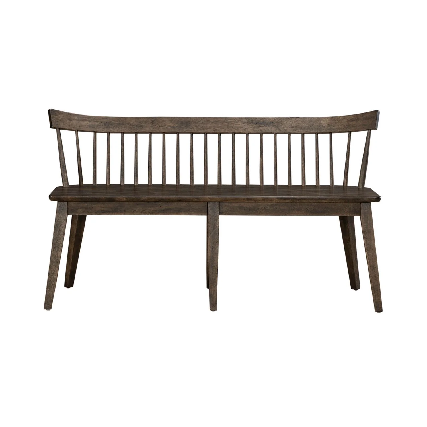 Midland Falls - Spindle Back Bench - Rustic Brown - Image 3