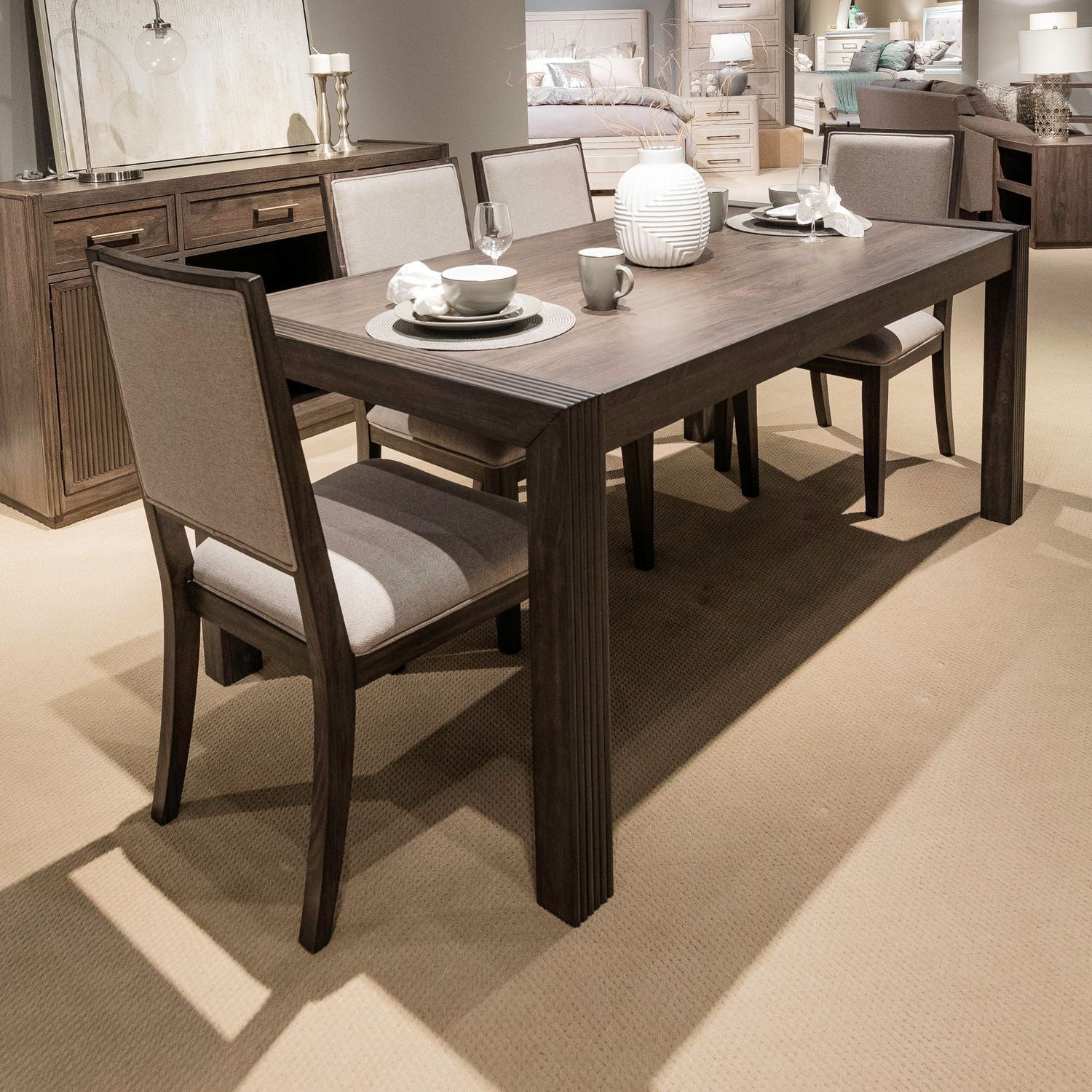Modern Edge - Rectangular Table Set - Image 1