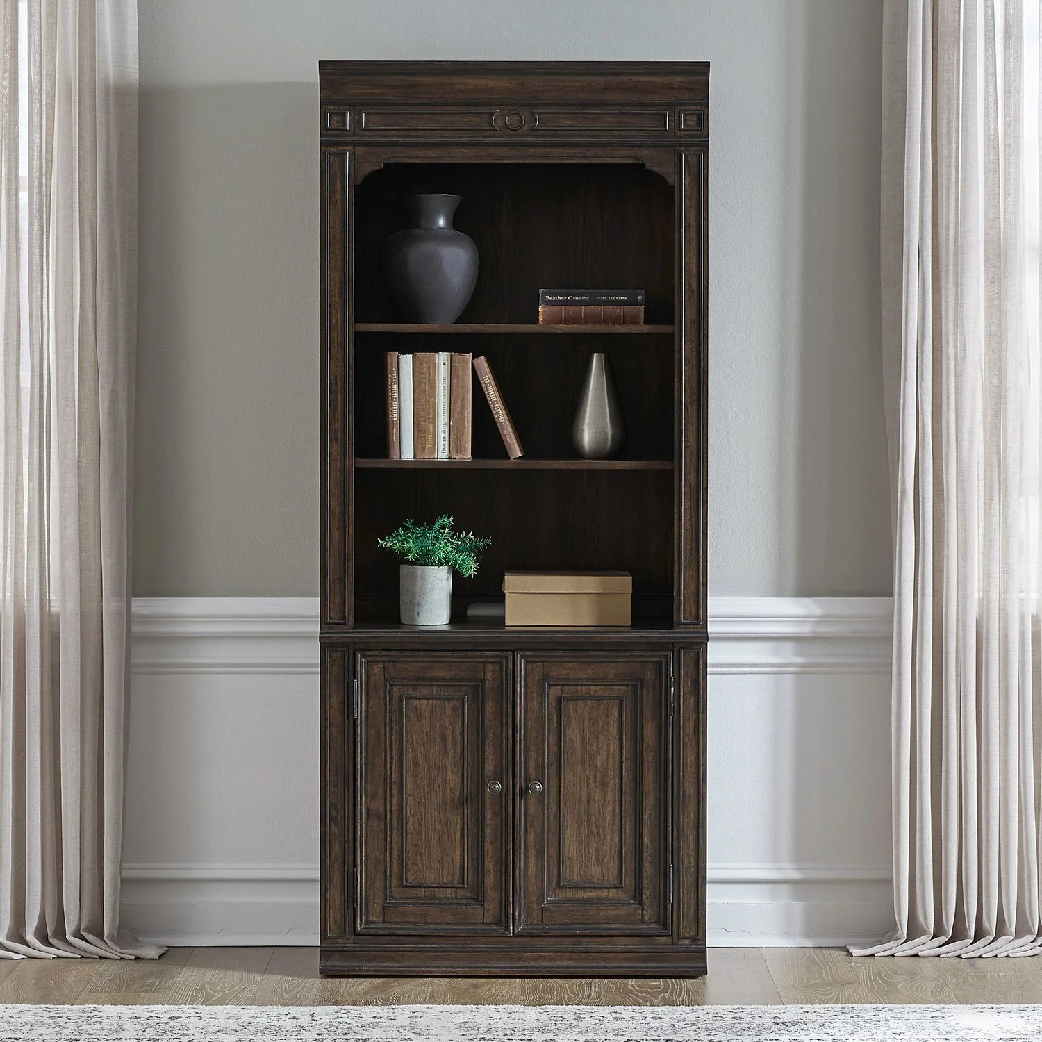 Providence Park – Bunching Bookcase – Chateau Brown