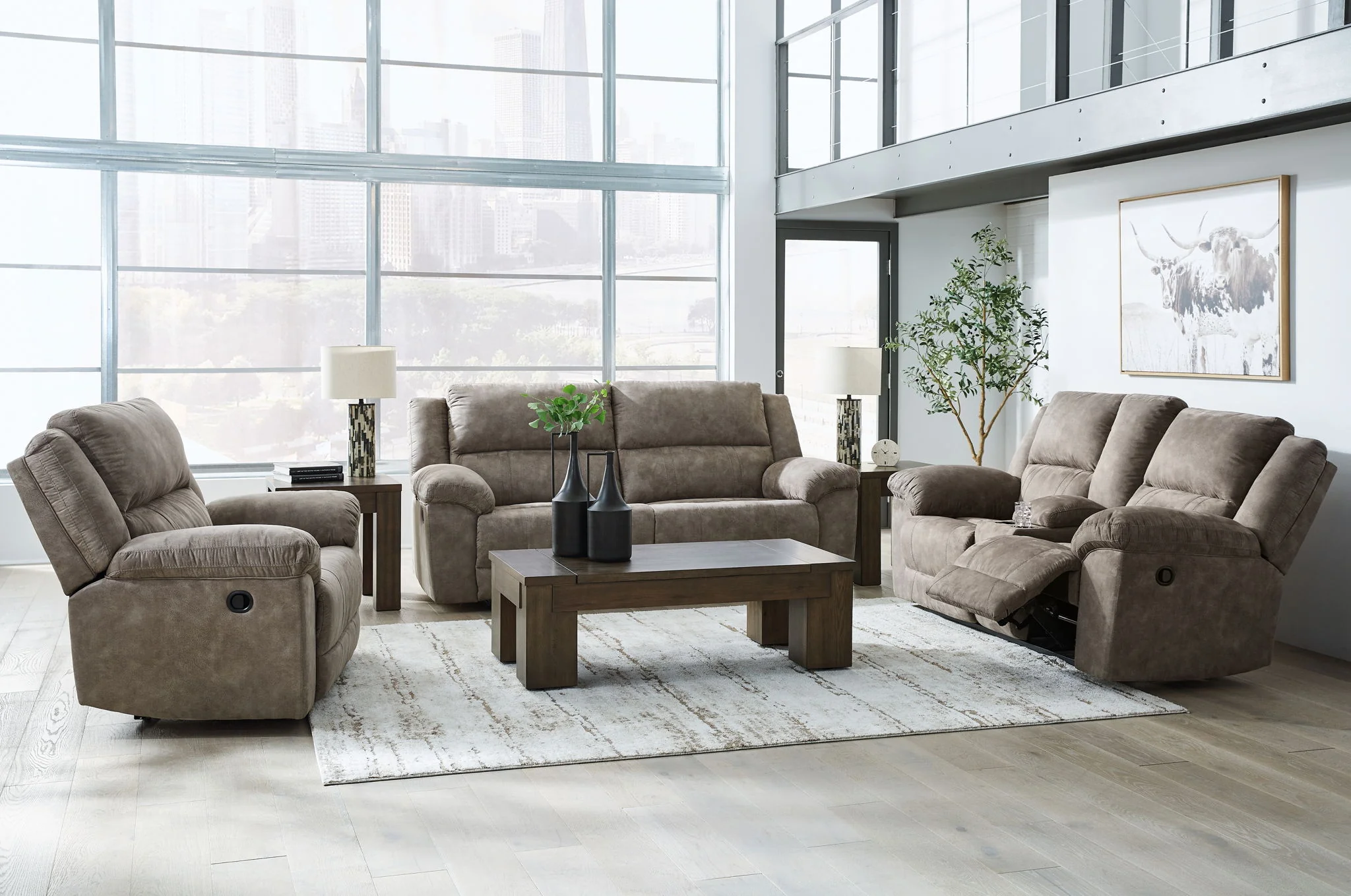 Laresview - Reclining Living Room Set - Image 2