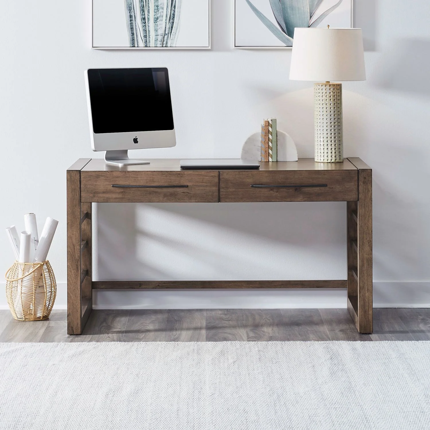 Shaker Lakes – Writing Desk – Harvest Brown