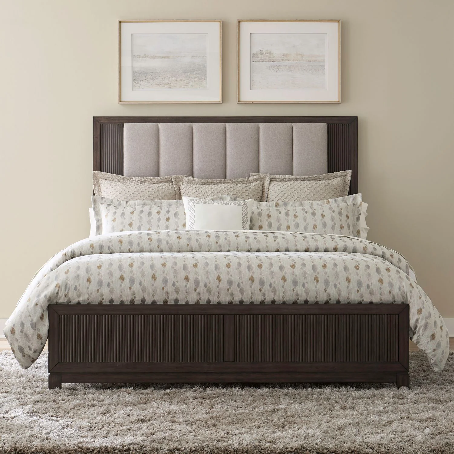 Modern Edge - Upholstered Bed - Image 1
