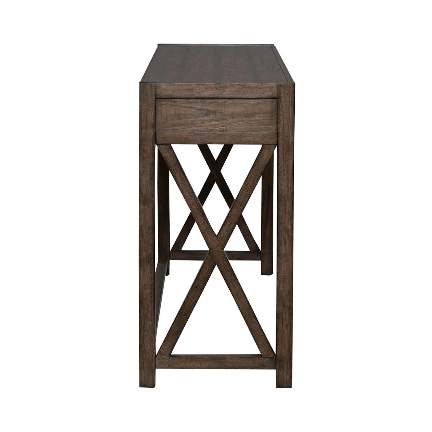 Lennox - Console Bar Table - Weathered Chestnut - Image 2