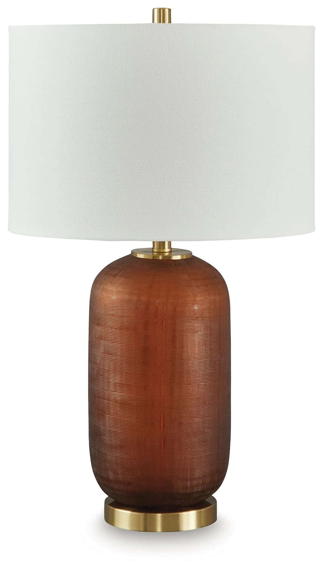 Farberman - Glass Table Lamp - Amber - Image 1