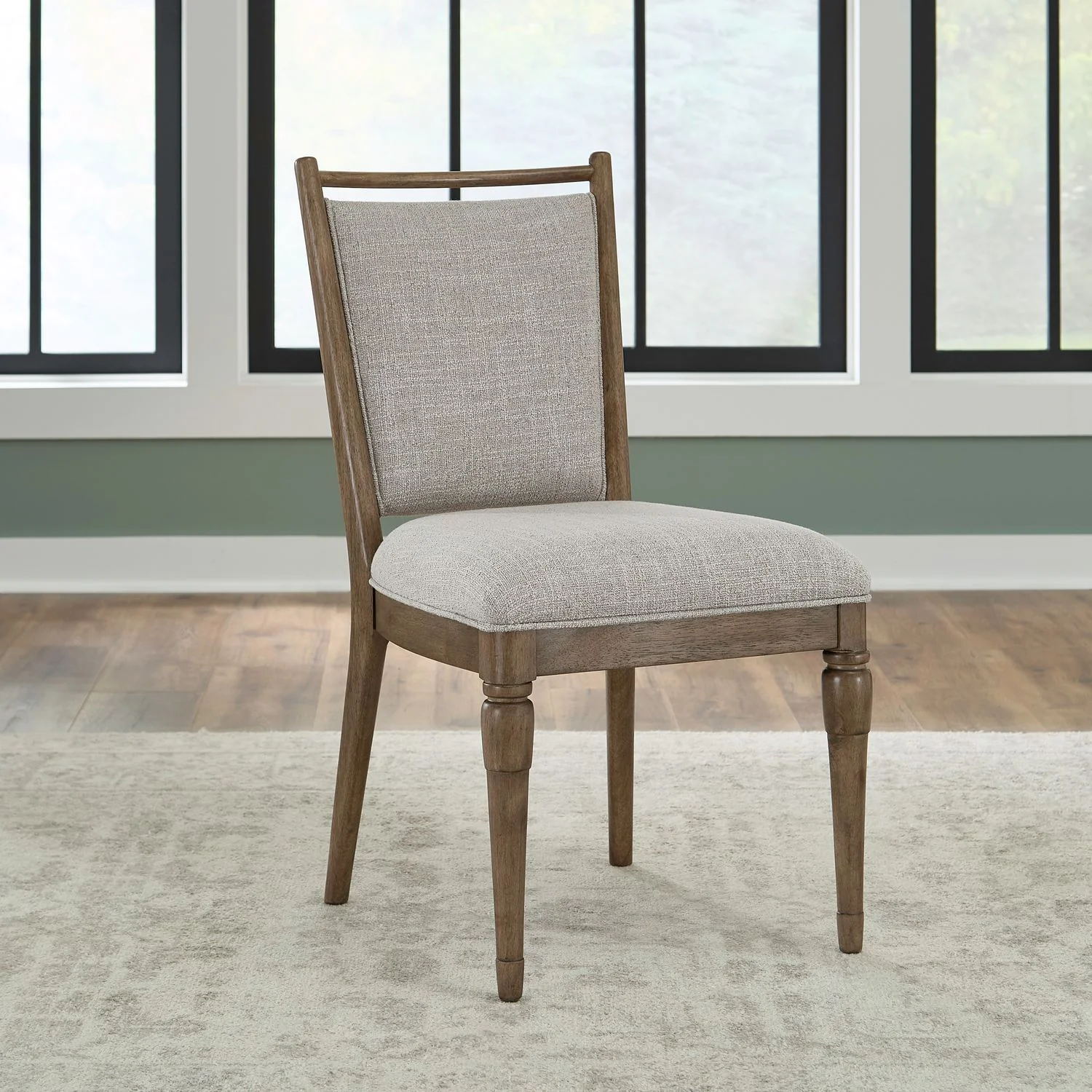 Hickory Grove – Upholstered Side Chair – Heirloom Brown