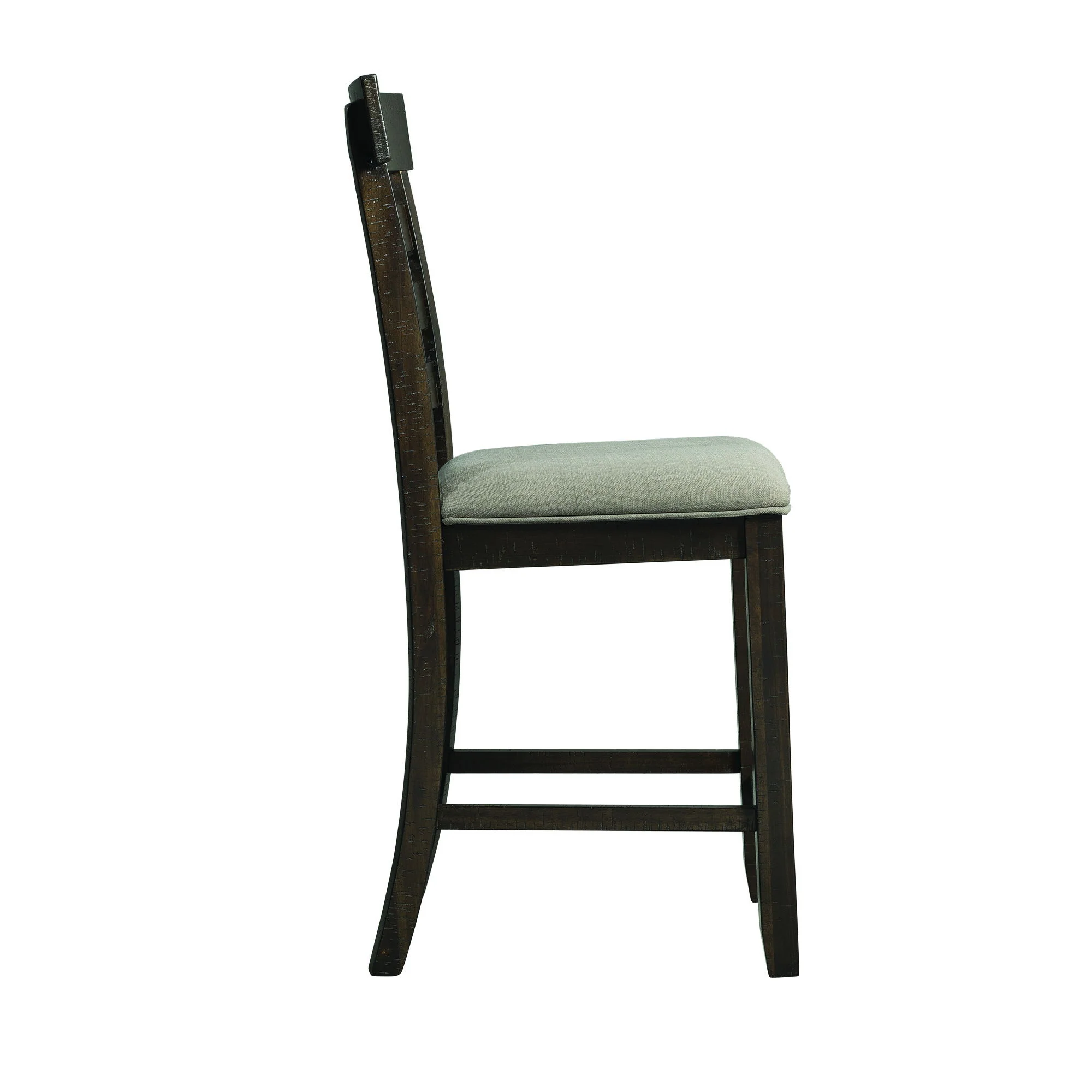 Colorado - Counter Side Chair With Cushion Seat (Set of 2) - Charcoal - Image 3