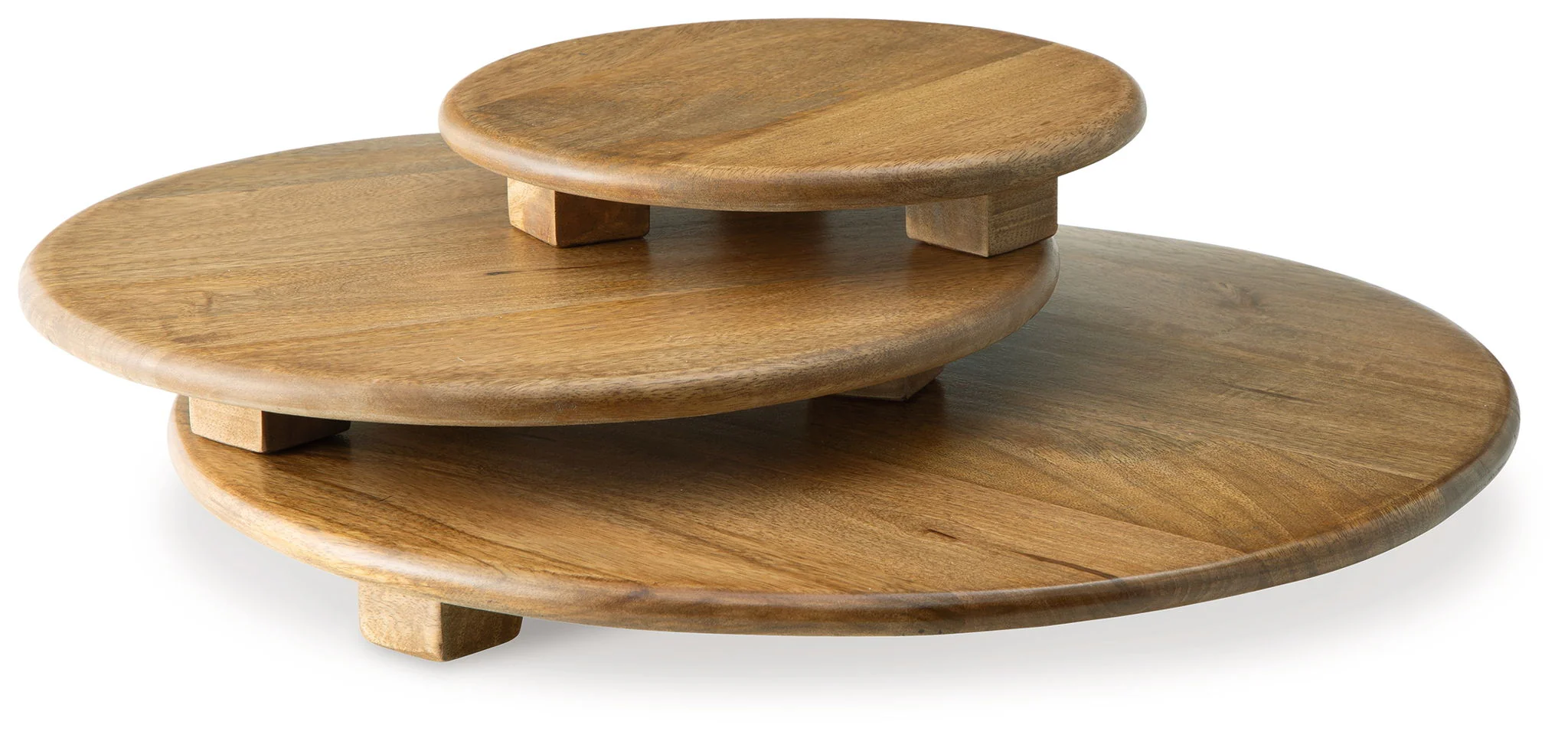 Kaidler - Tray Set (Set of 3) - Brown - Image 1