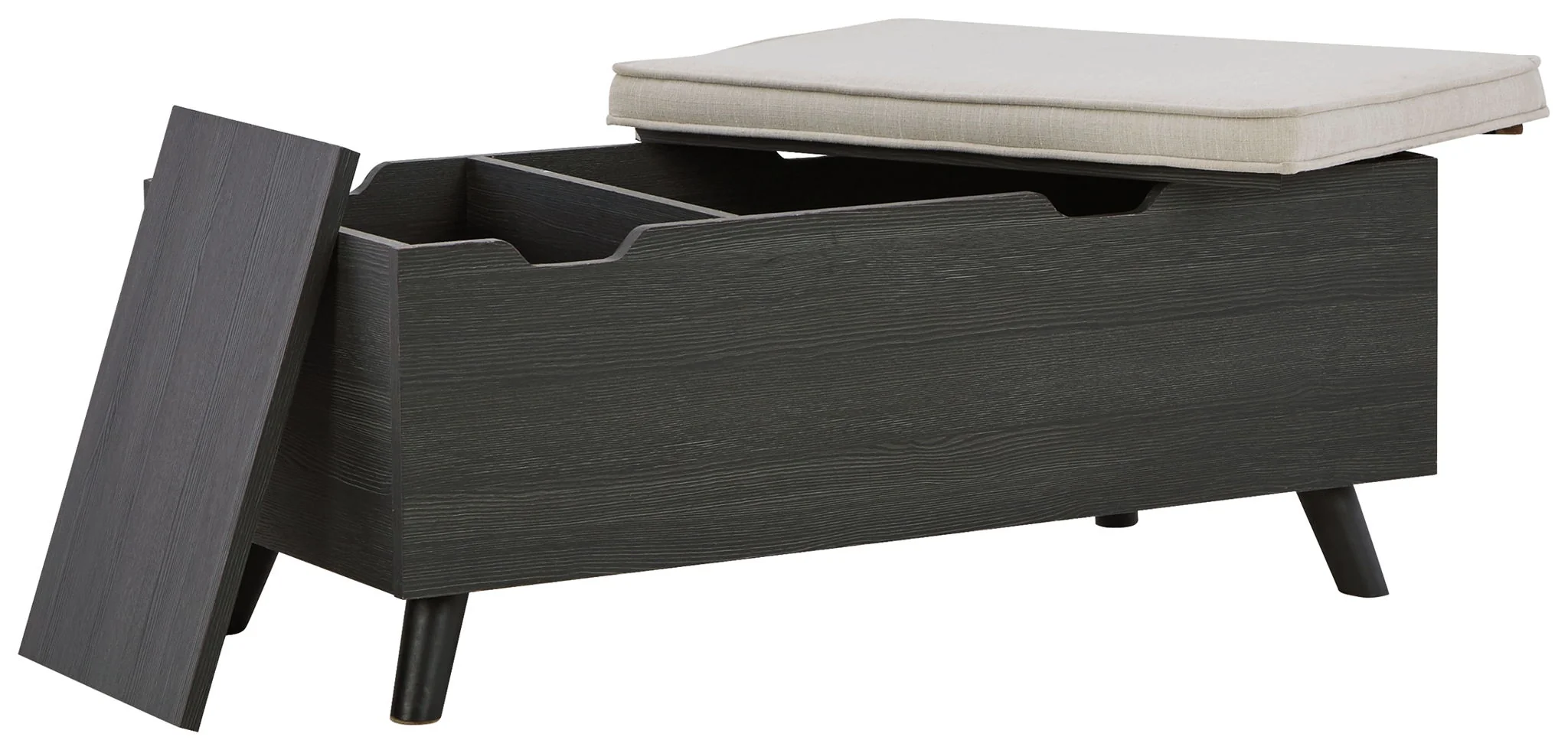 Yarlow - Storage Bench - Dark Gray - Image 2
