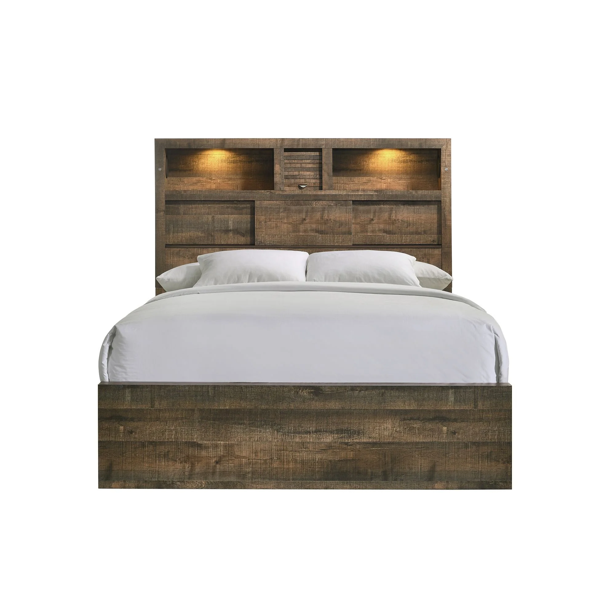 Bailey - Bookcase Panel Bed With Bluetooth - Image 3