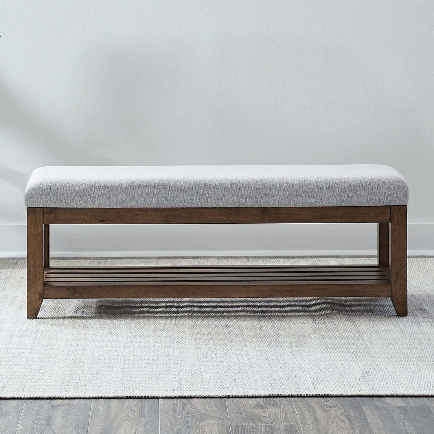 Shaker Lakes – Upholstered Dining Bench – Harvest Brown