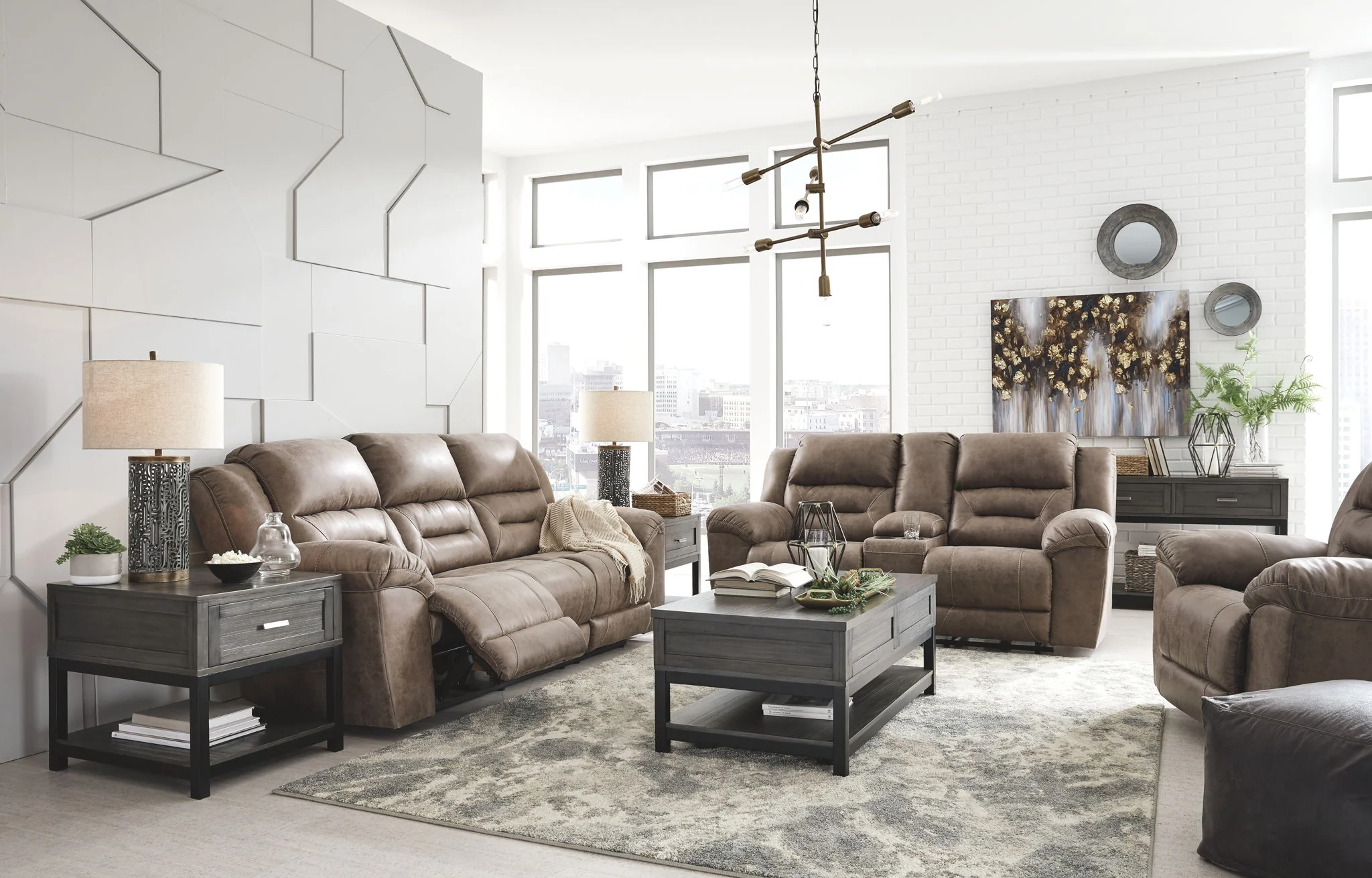 Stoneland - Reclining Living Room Set - Image 3
