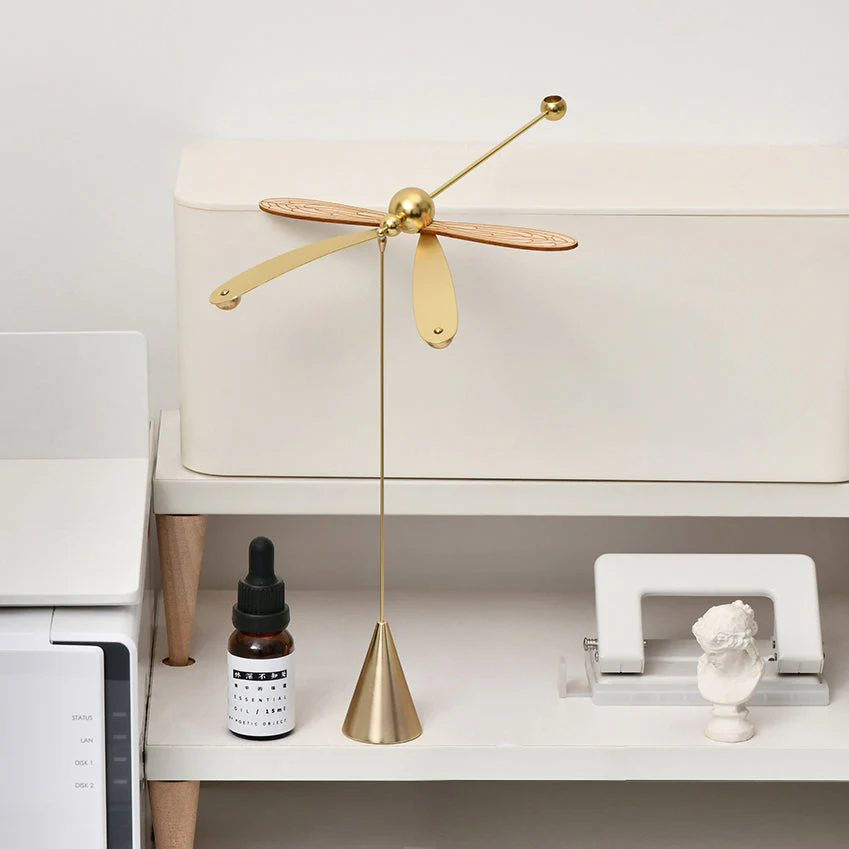 Wooden Dragonfly Aromatherapy Essential Oil Diffuser - Image 3