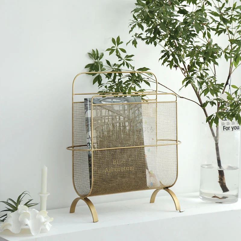 Nordic Minimalist Metal Bookshelf - Image 2