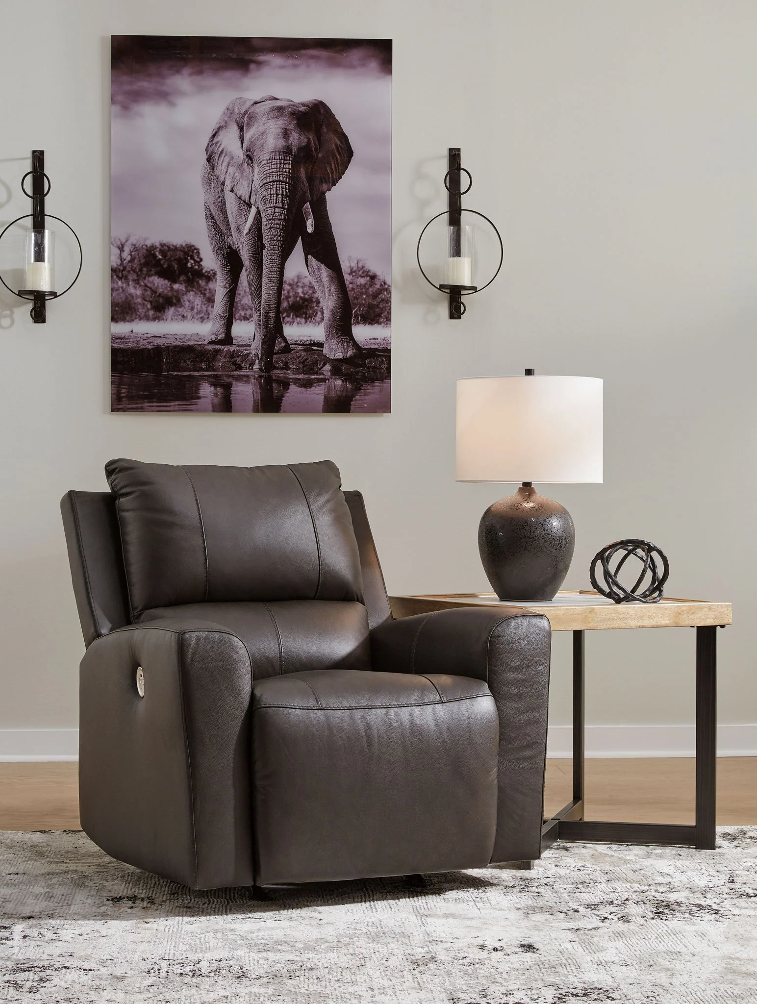 Boxmere - Power Rocker Recliner - Storm - Image 3