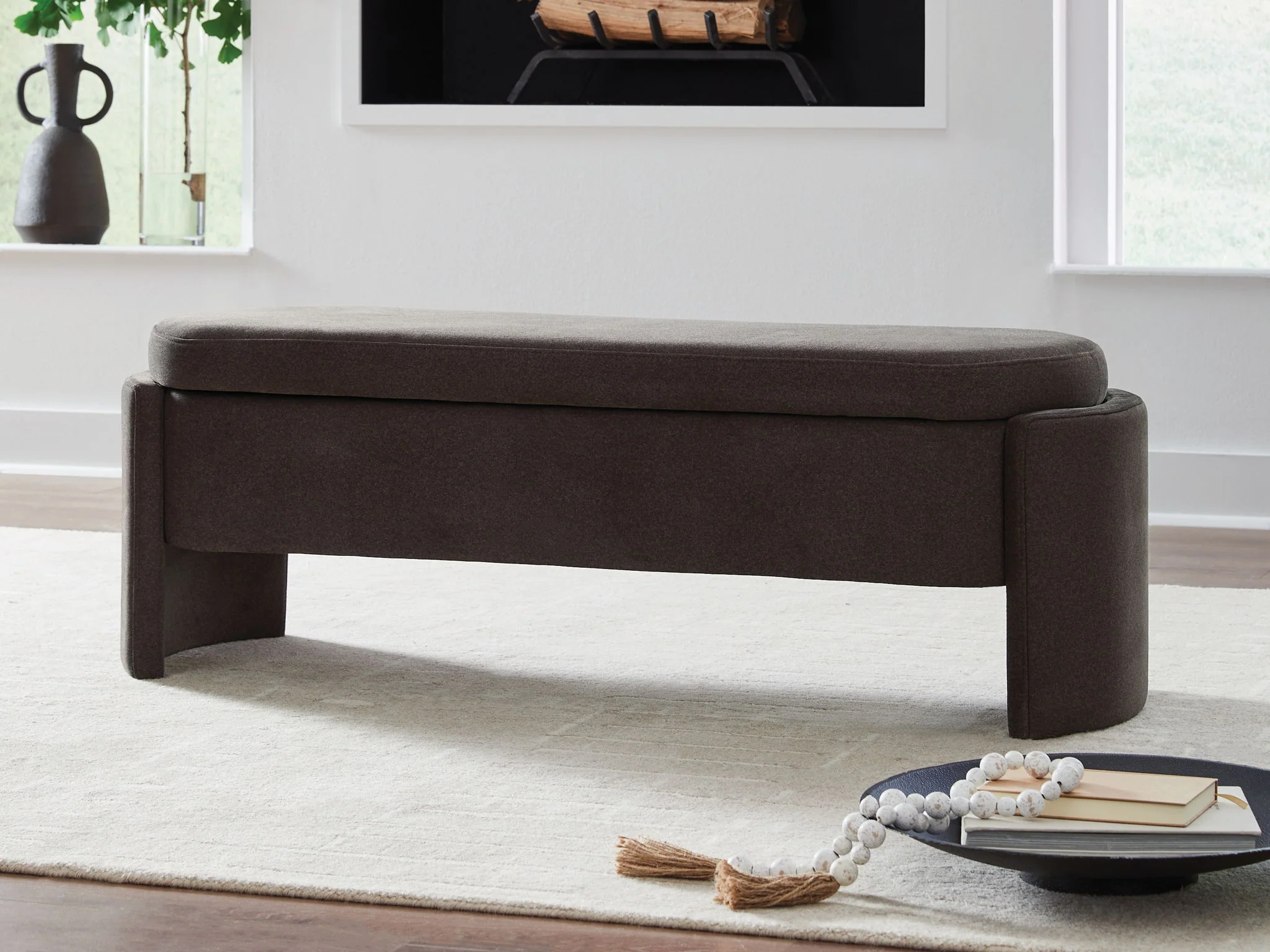 Vavuniya - Storage Bench - Brown - Image 3