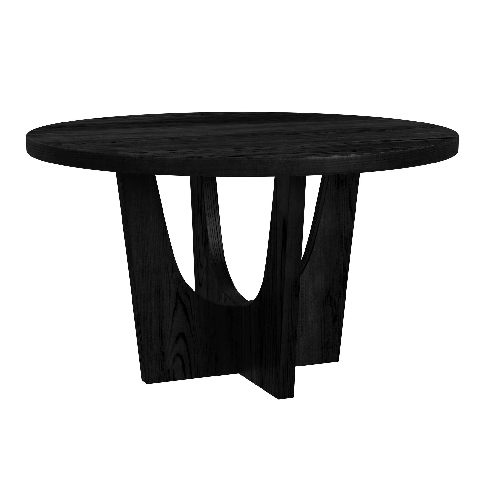 Oregon - Round Table With Wood Top - Image 2