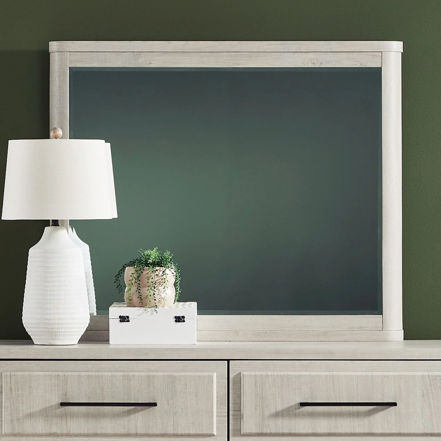Modern Play – Landscape Mirror – Natural White